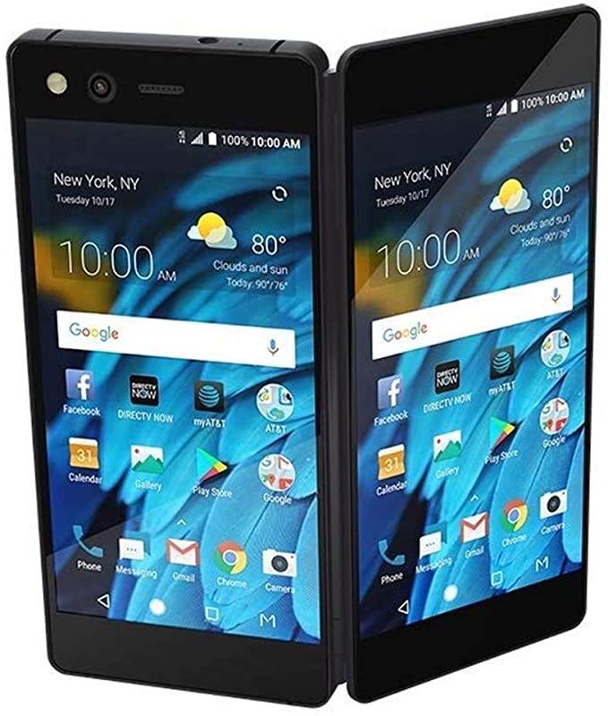 ZTE Axon M Z999 64GB Unlocked GSM Dual-Screen Phone w/ 20MP Camera - Black