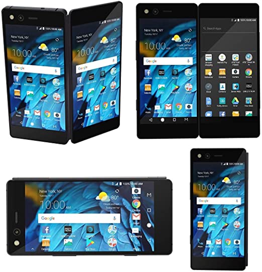 ZTE Axon M Z999 64GB Unlocked GSM Dual-Screen Phone w/ 20MP Camera - Black